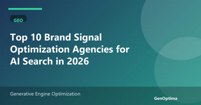 Brand signal optimization for AI search