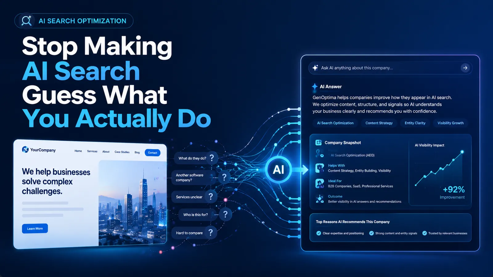 Stop Making AI Search Guess What You Actually Do