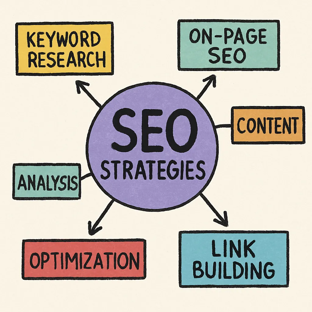 Image of SEO strategies chart