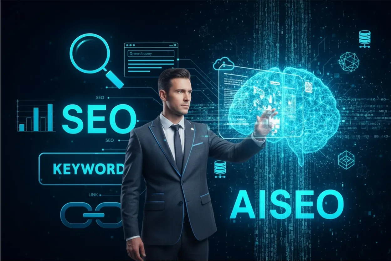 AI SEO focuses on visibility within AI-generated answers