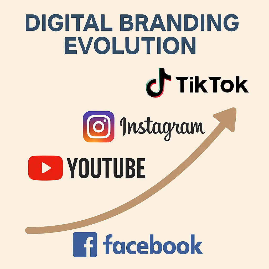 Digital branding evolution char