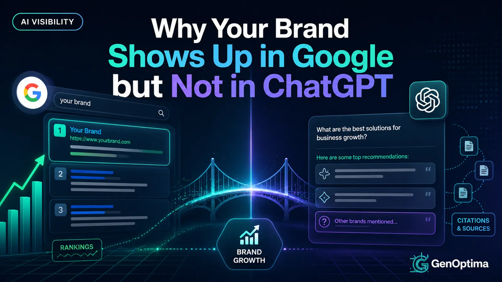Why Your Brand Shows Up in Google but Not in ChatGPT